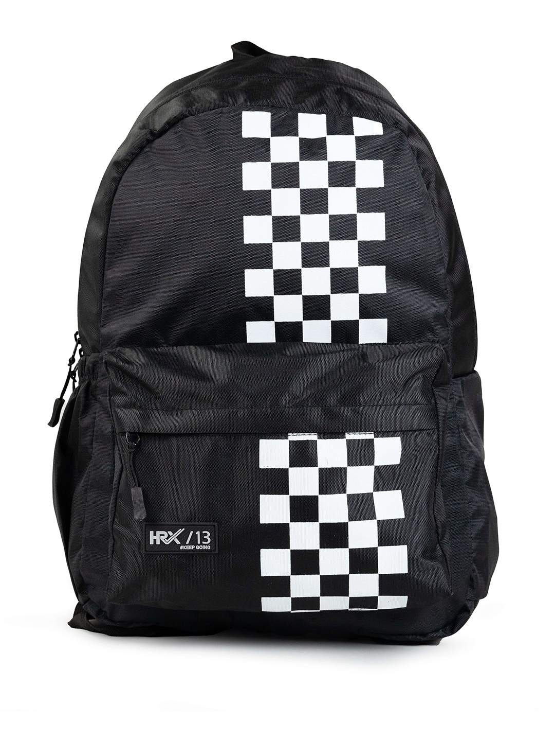 

HRX by Hrithik Roshan Unisex Checked 15 Inch Laptop Backpack, Black