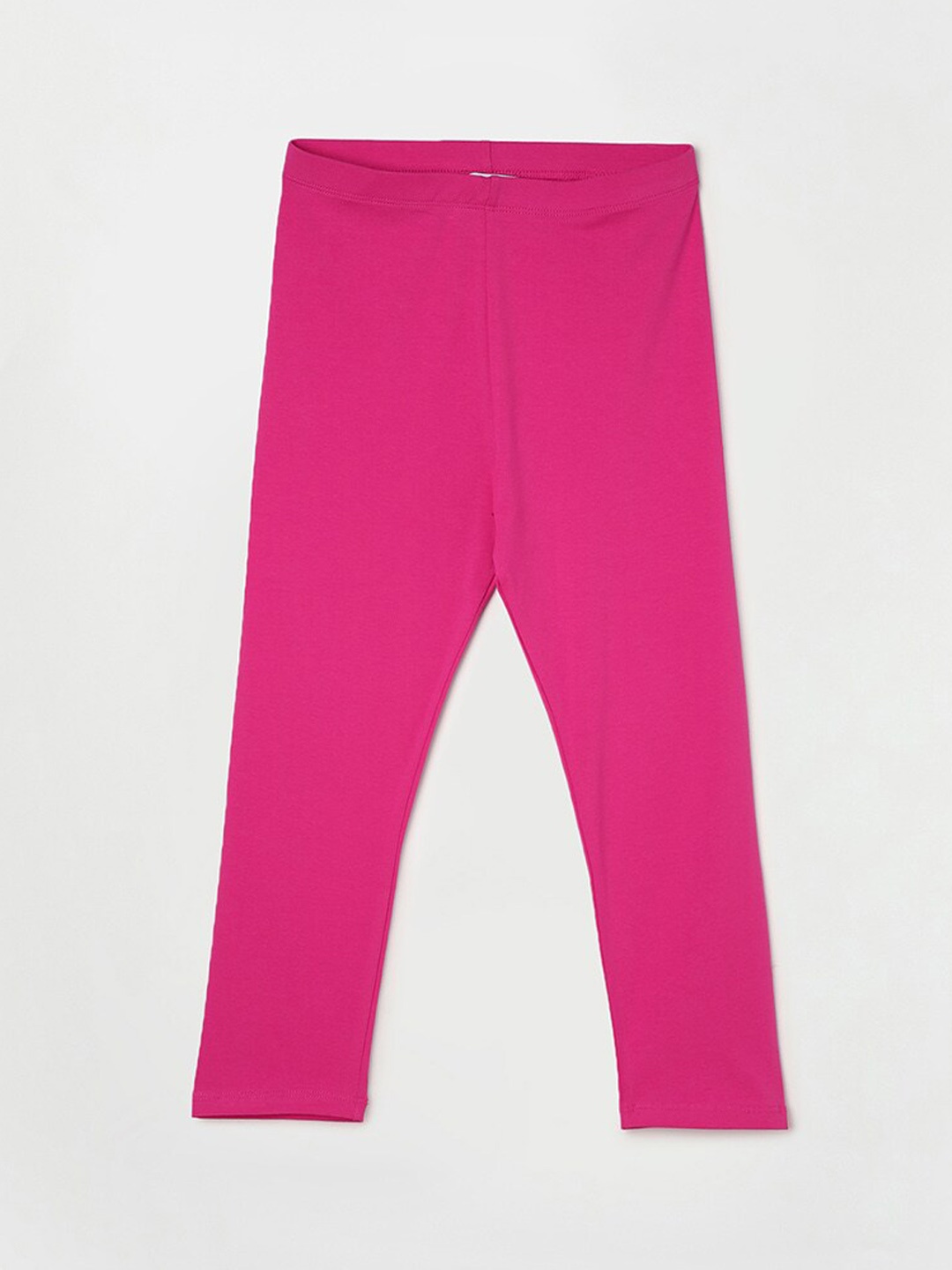 

Fame Forever by Lifestyle Girls Knitted Three-Fourth Length Leggings, Pink