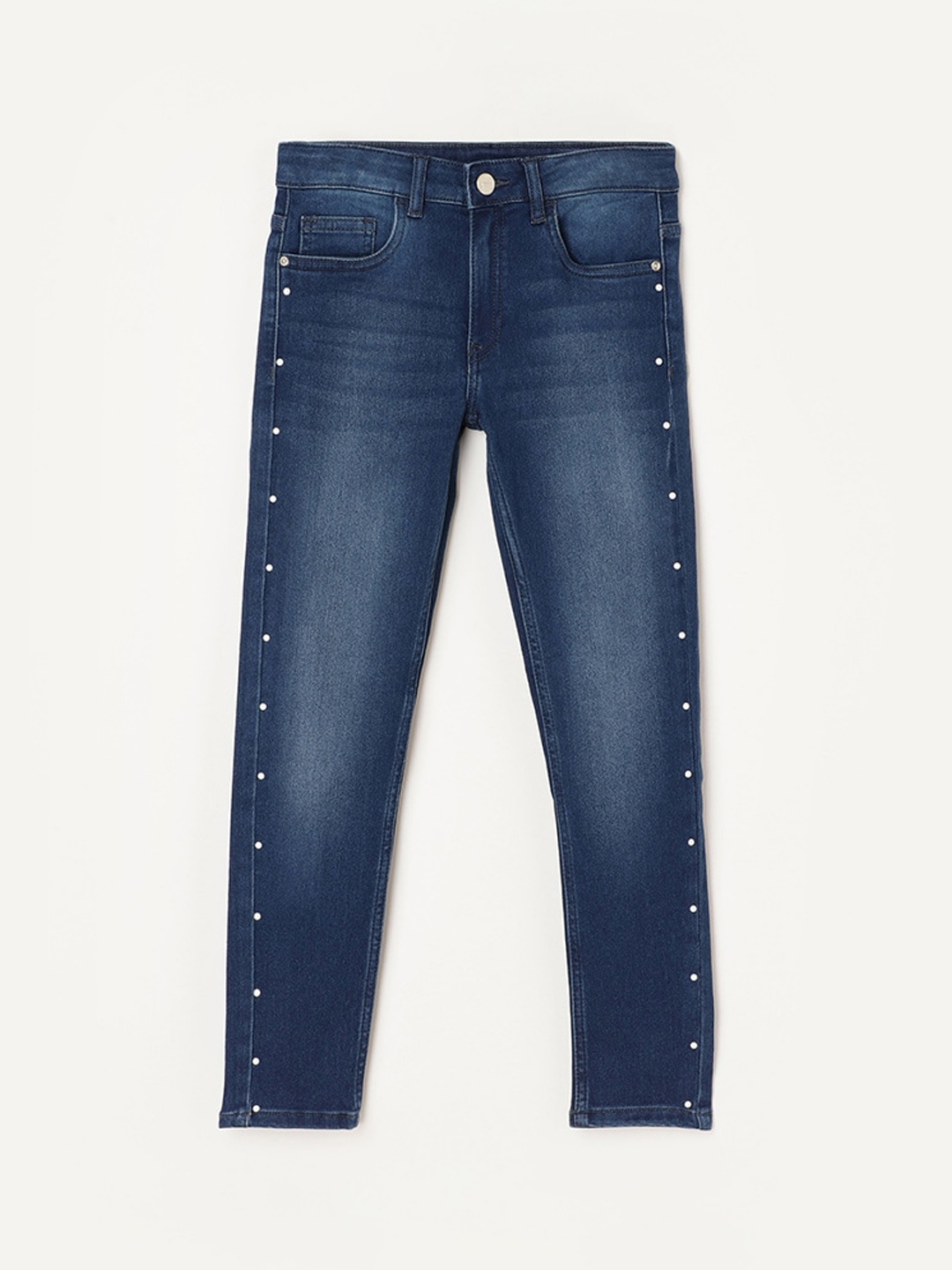 

Fame Forever by Lifestyle Girls Slim Fit Light Fade Stretchable Jeans, Blue