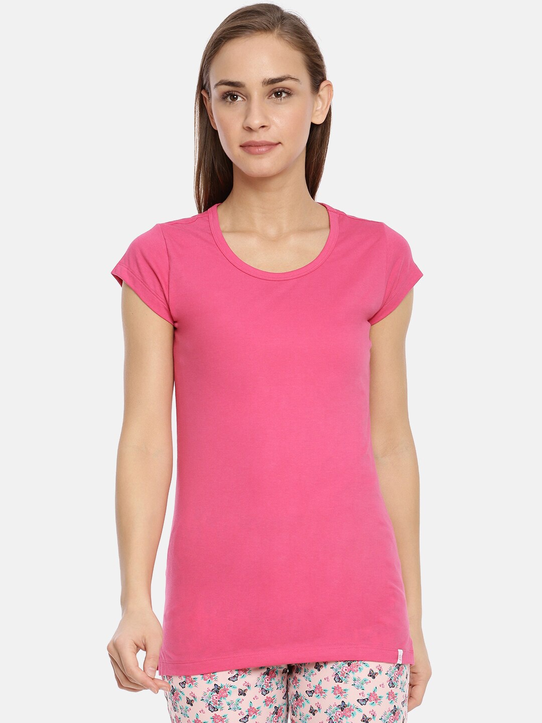 

Macrowoman W-Series Cotton T-Shirt, Pink