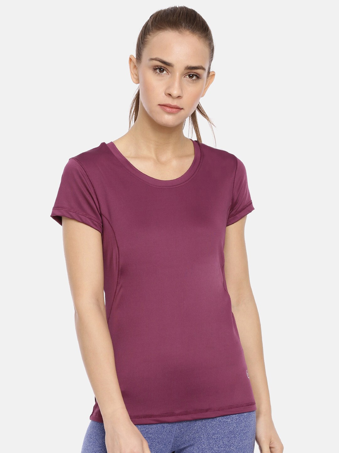 

Macrowoman W-Series Round Neck T-Shirt, Purple