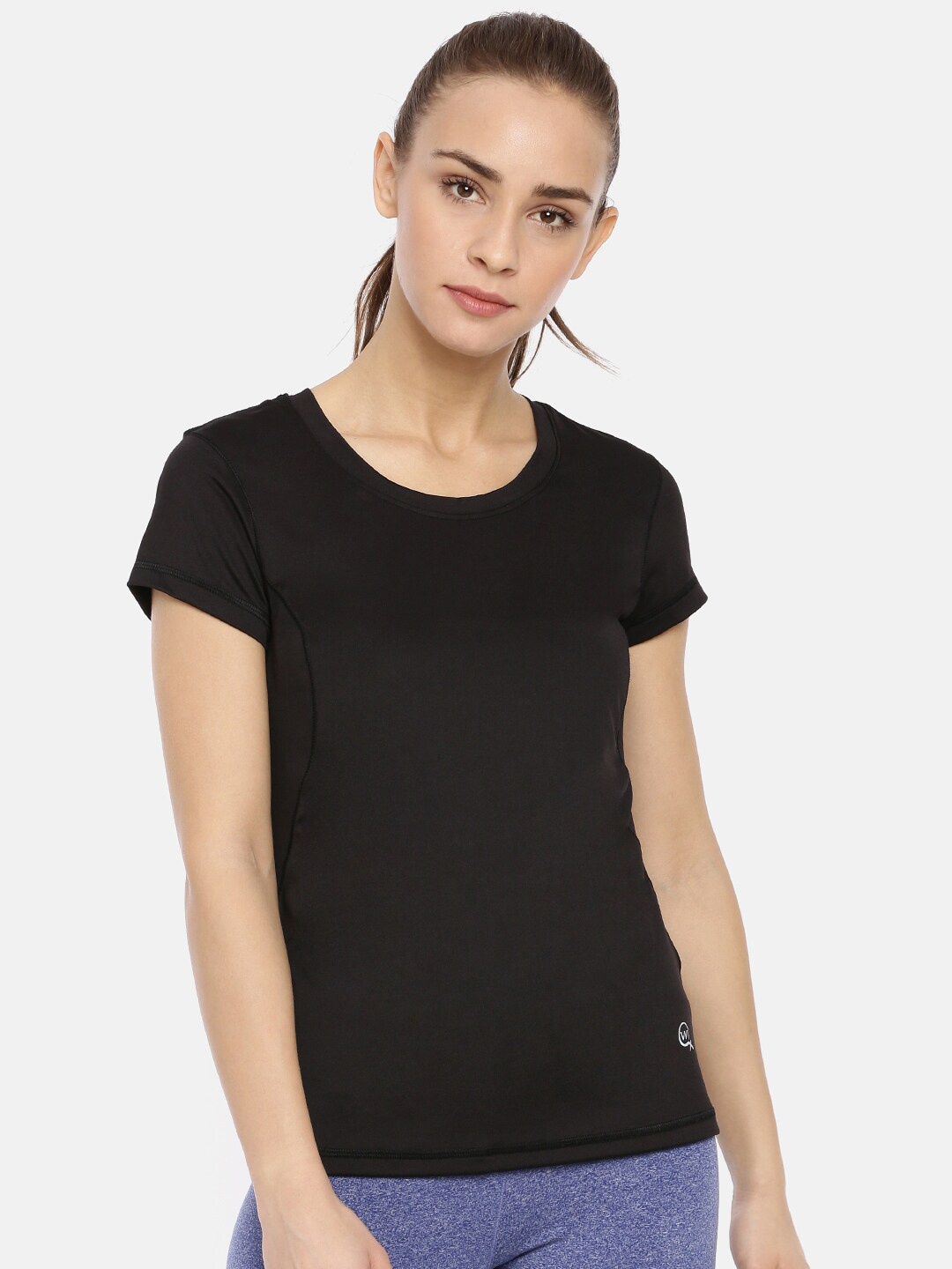 

Macrowoman W-Series Round Neck T-shirt, Black