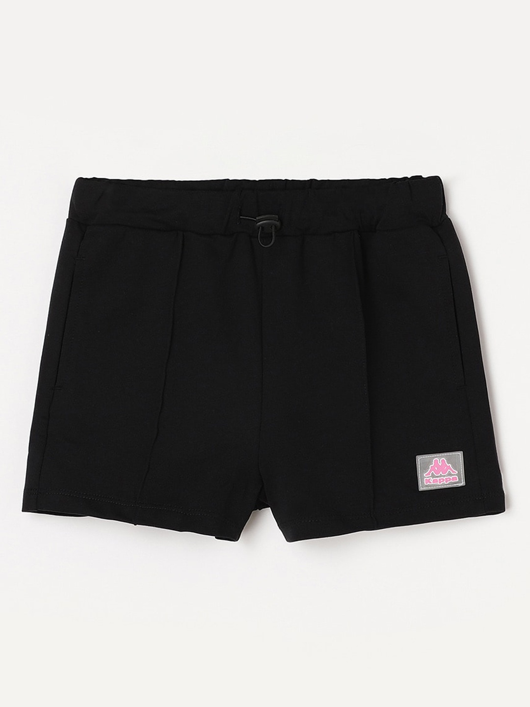 

Kappa Girls Pure Cotton Regular Shorts, Black
