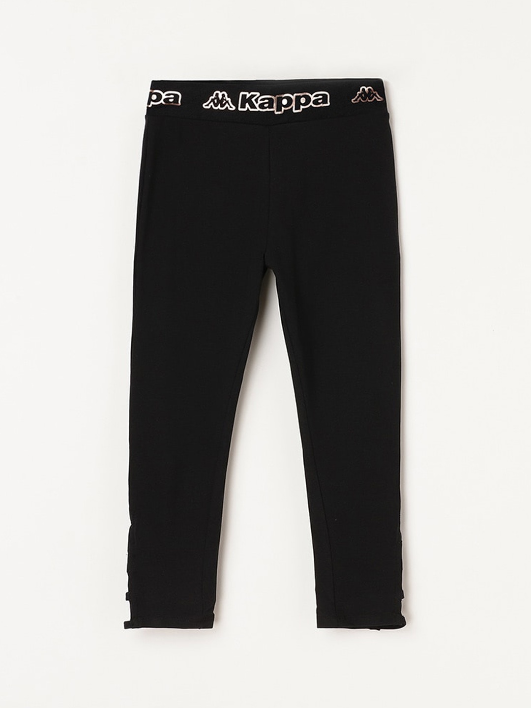

Kappa Girls Knitted Ankle Length Leggings, Black
