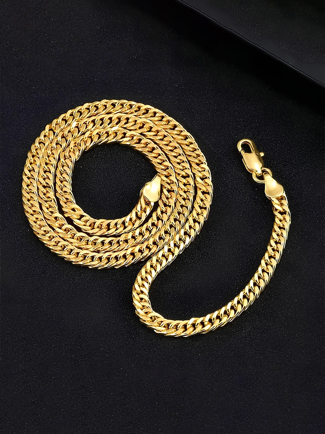 

KARISHMA KREATIONS Unisex Gold-Plated Stainless Steel Chain