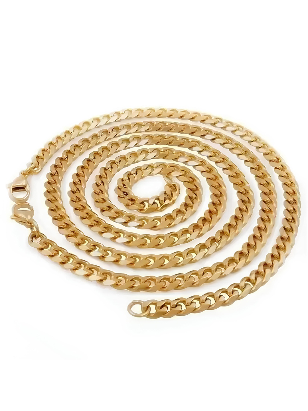 

KARISHMA KREATIONS Unisex Gold-Plated Stainless Steel Chain