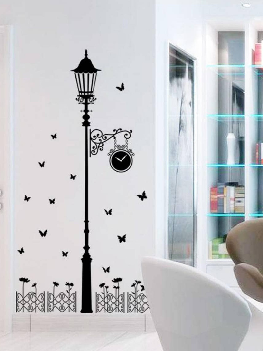 

Jaamso Royals Black Printed Self Adhesive Wall Sticker