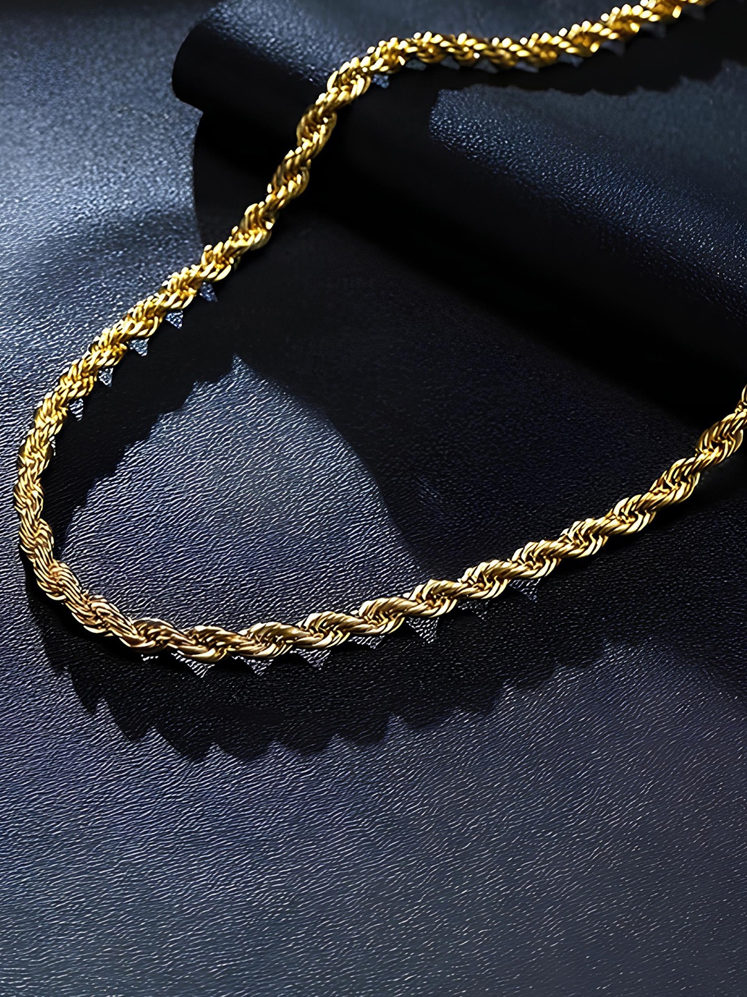 

KARISHMA KREATIONS Unisex Gold-Plated Stainless Steel Chain