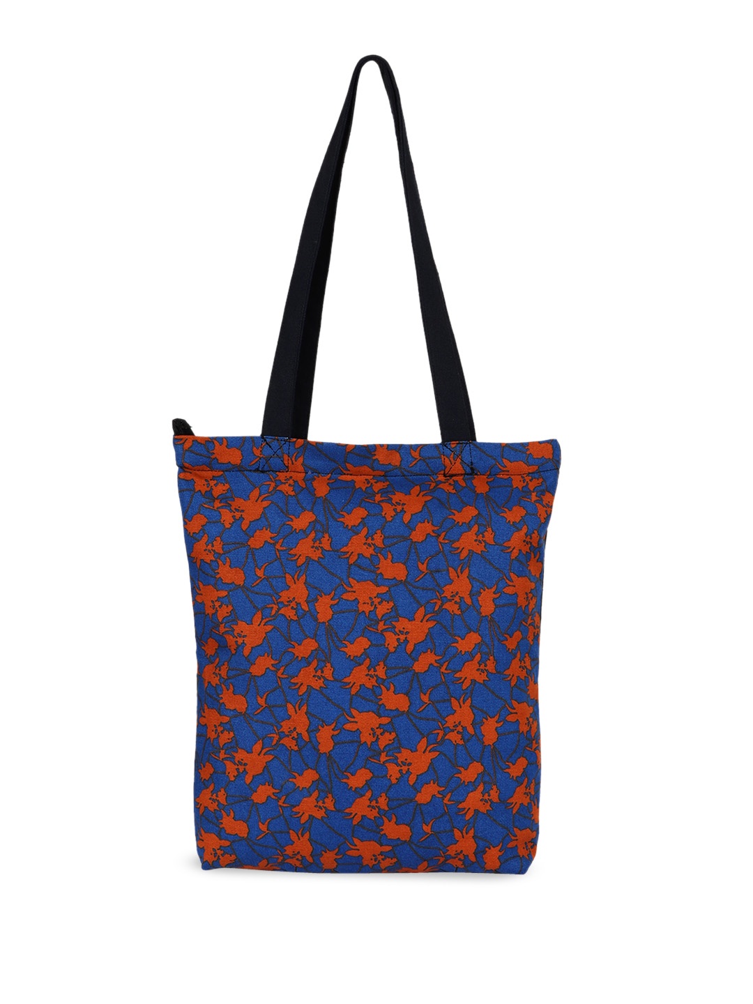 

Vivinkaa Floral Printed Shopper Tote Bag, Blue