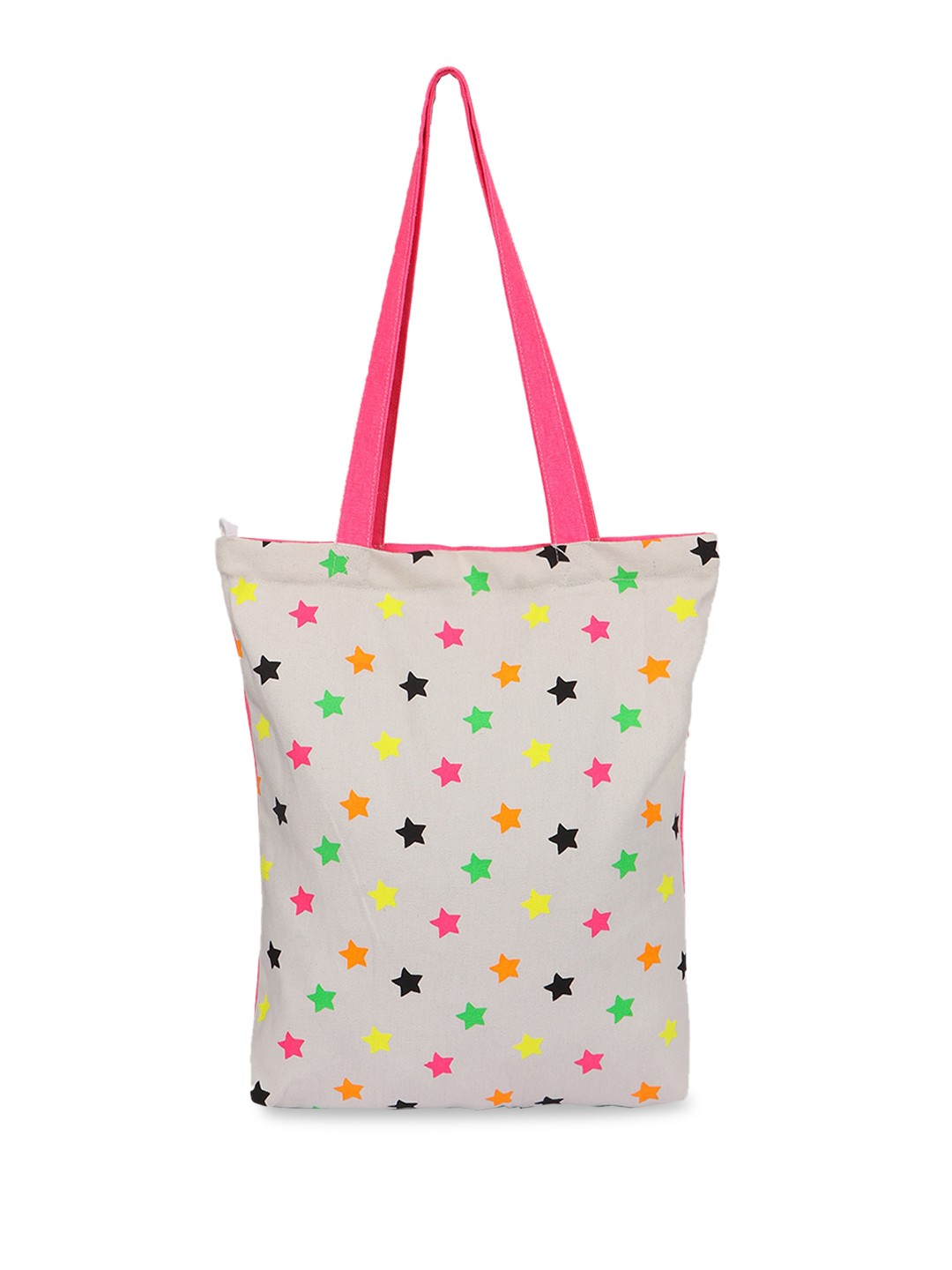 

Vivinkaa Geometric Printed Shopper Tote Bag, Pink