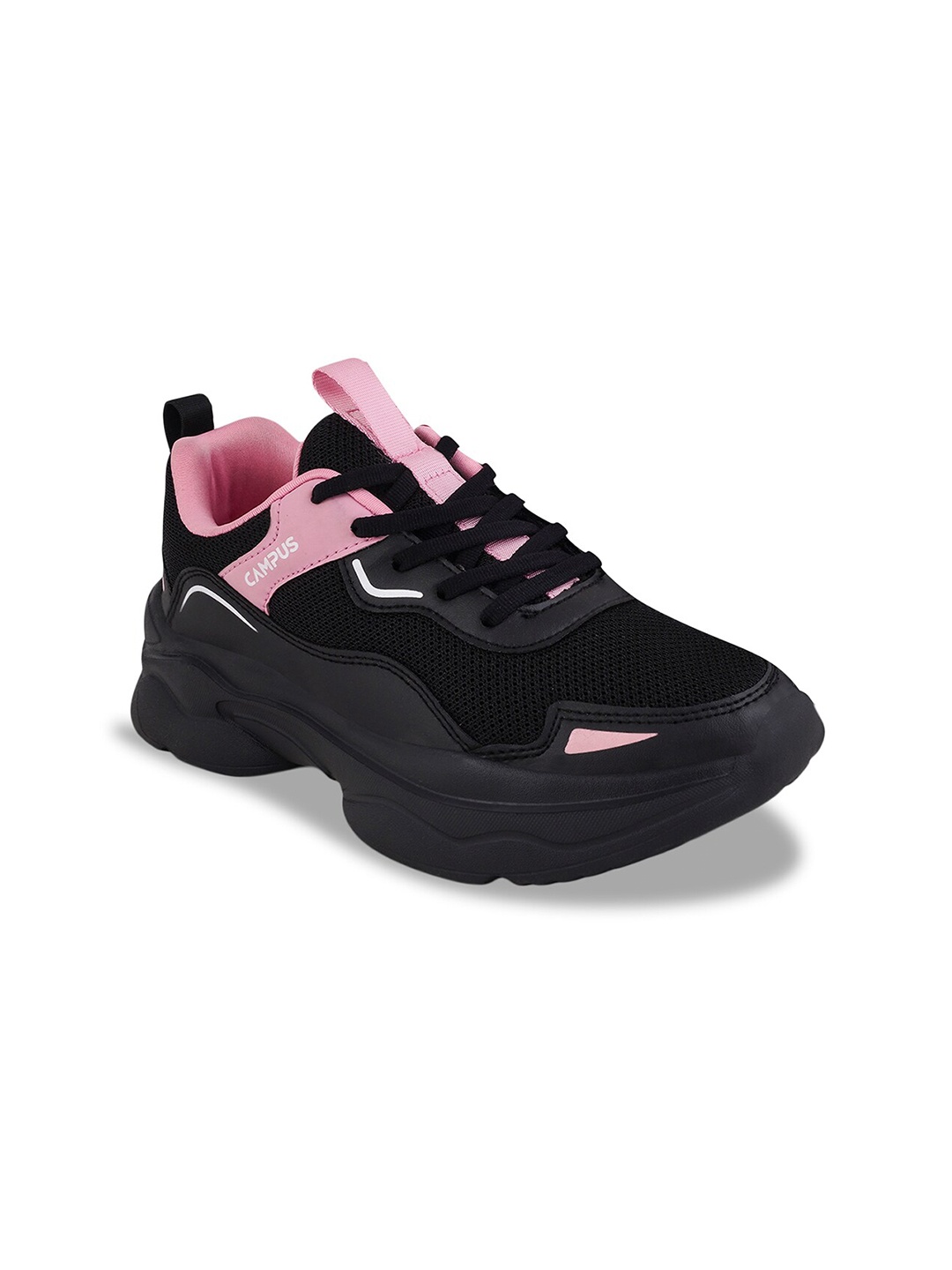

Campus Women Santigo Running Shoes, Black