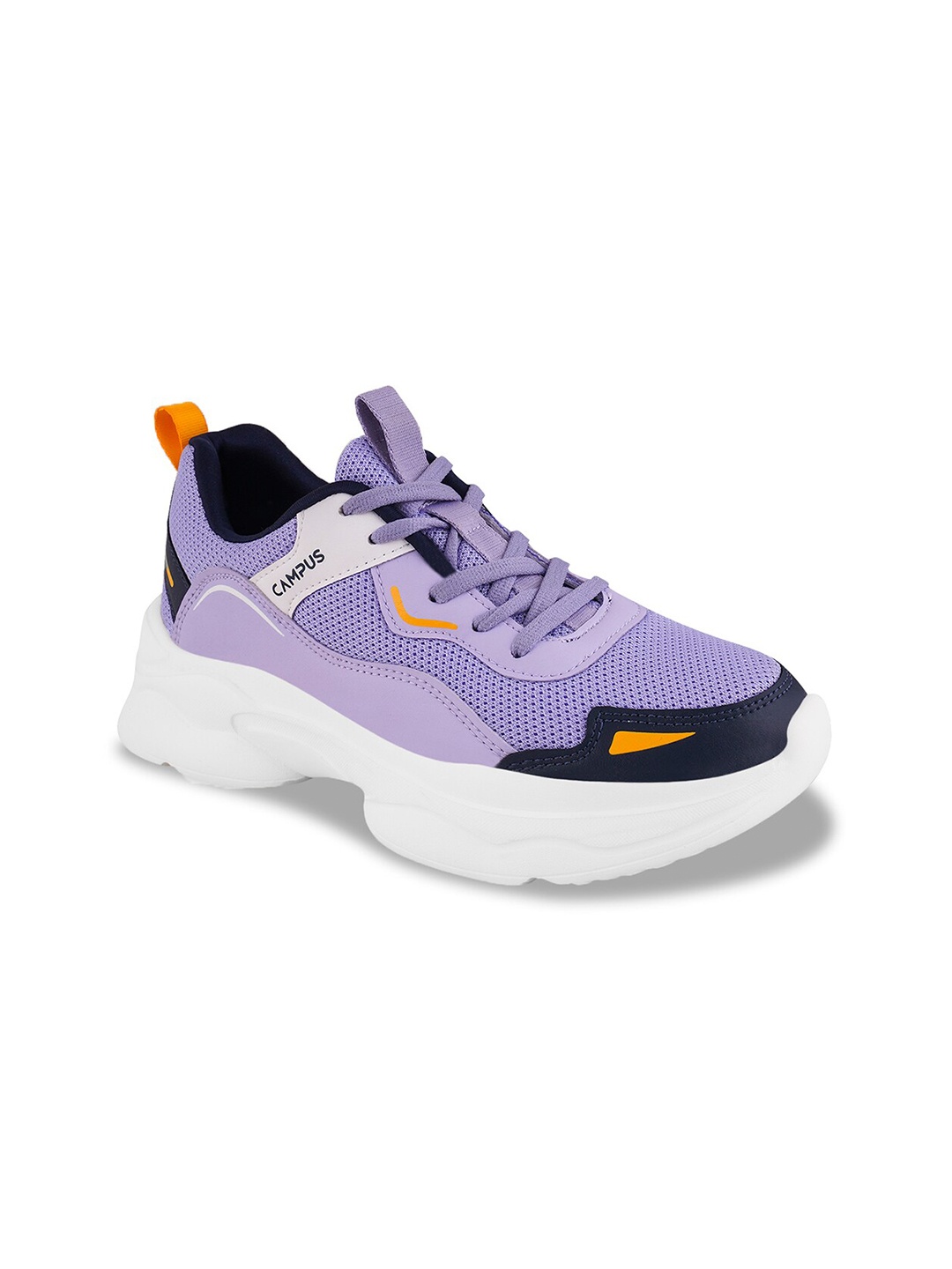 

Campus Women SANTIGO Mesh Memory Tech Foam Running Shoes, Purple