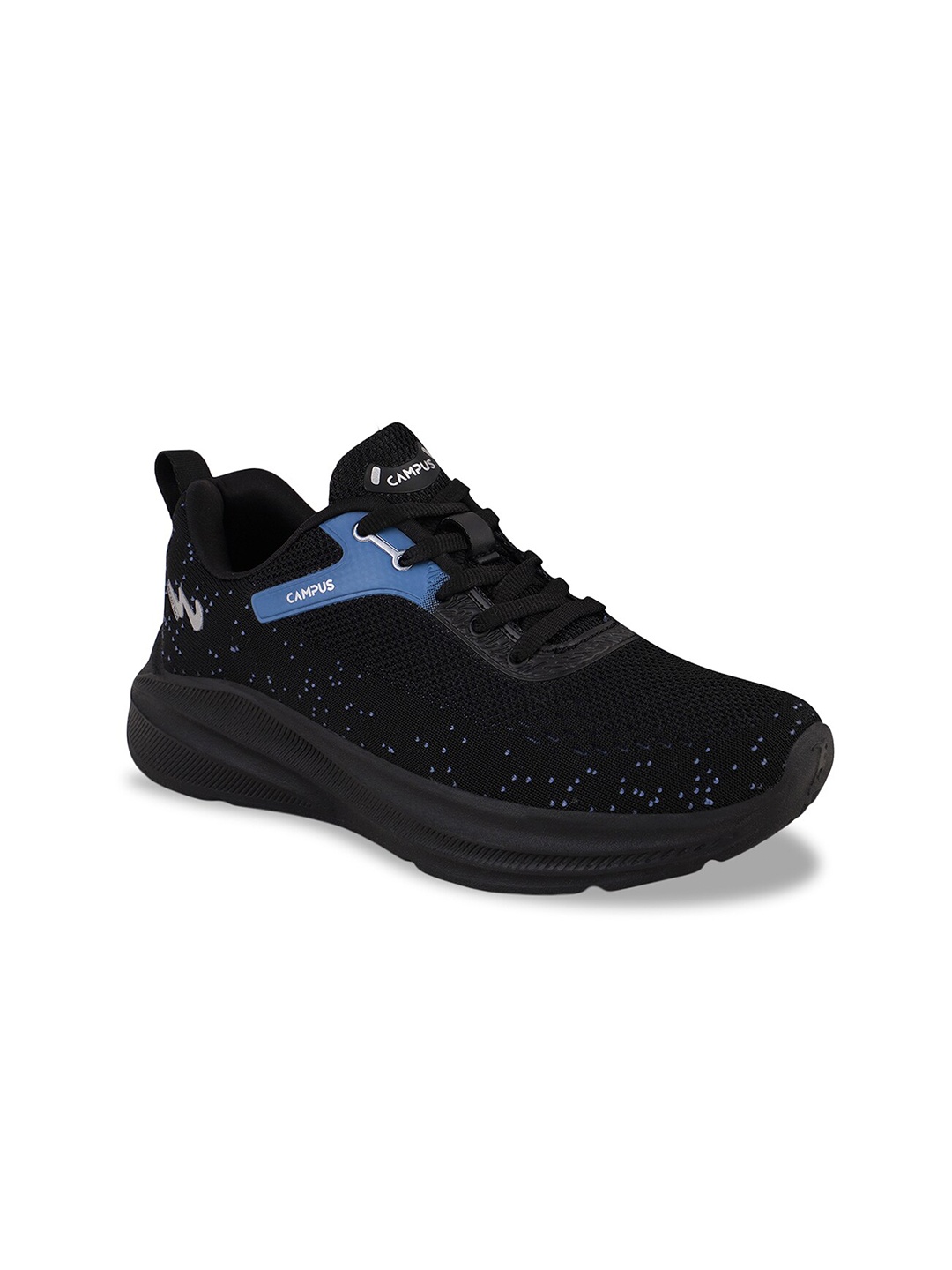 

Campus Women SWOOP Textile Memory Tech Foam Running Shoes, Black