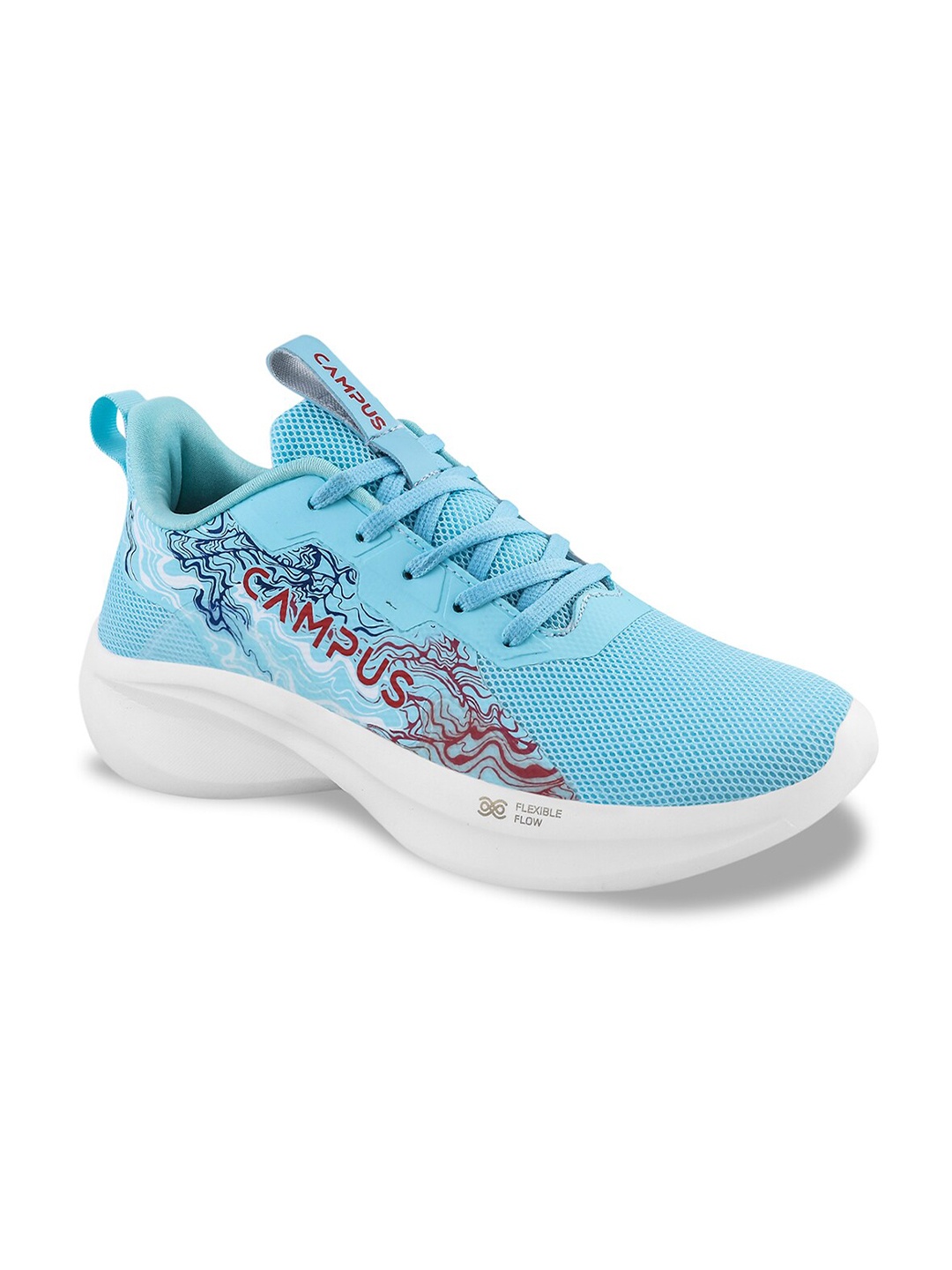 

Campus Women KAIUS Mesh Memory Tech Foam Running Shoes, Blue