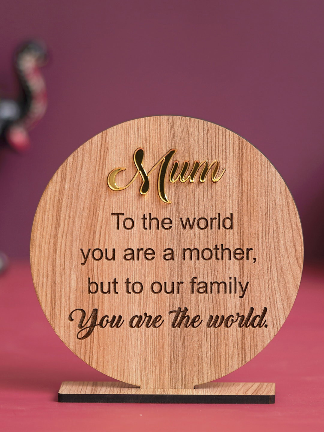 

eCraftIndia Brown Wooden Showpiece Gift