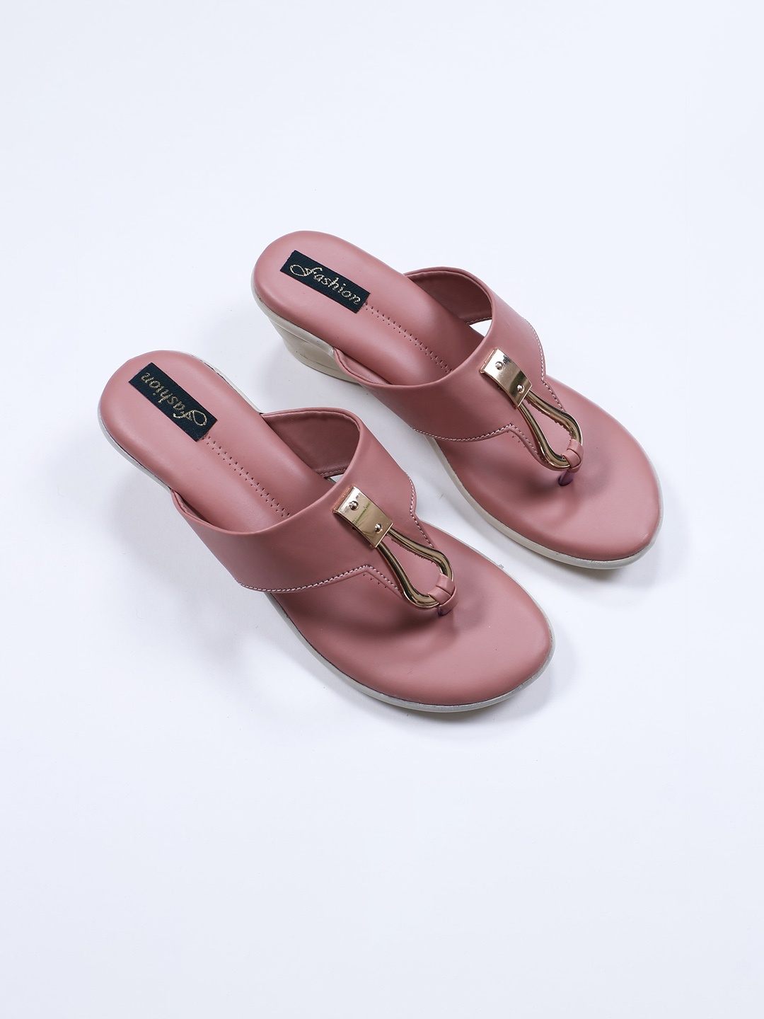 

Ravis Embellished Open Toe Wedges, Pink