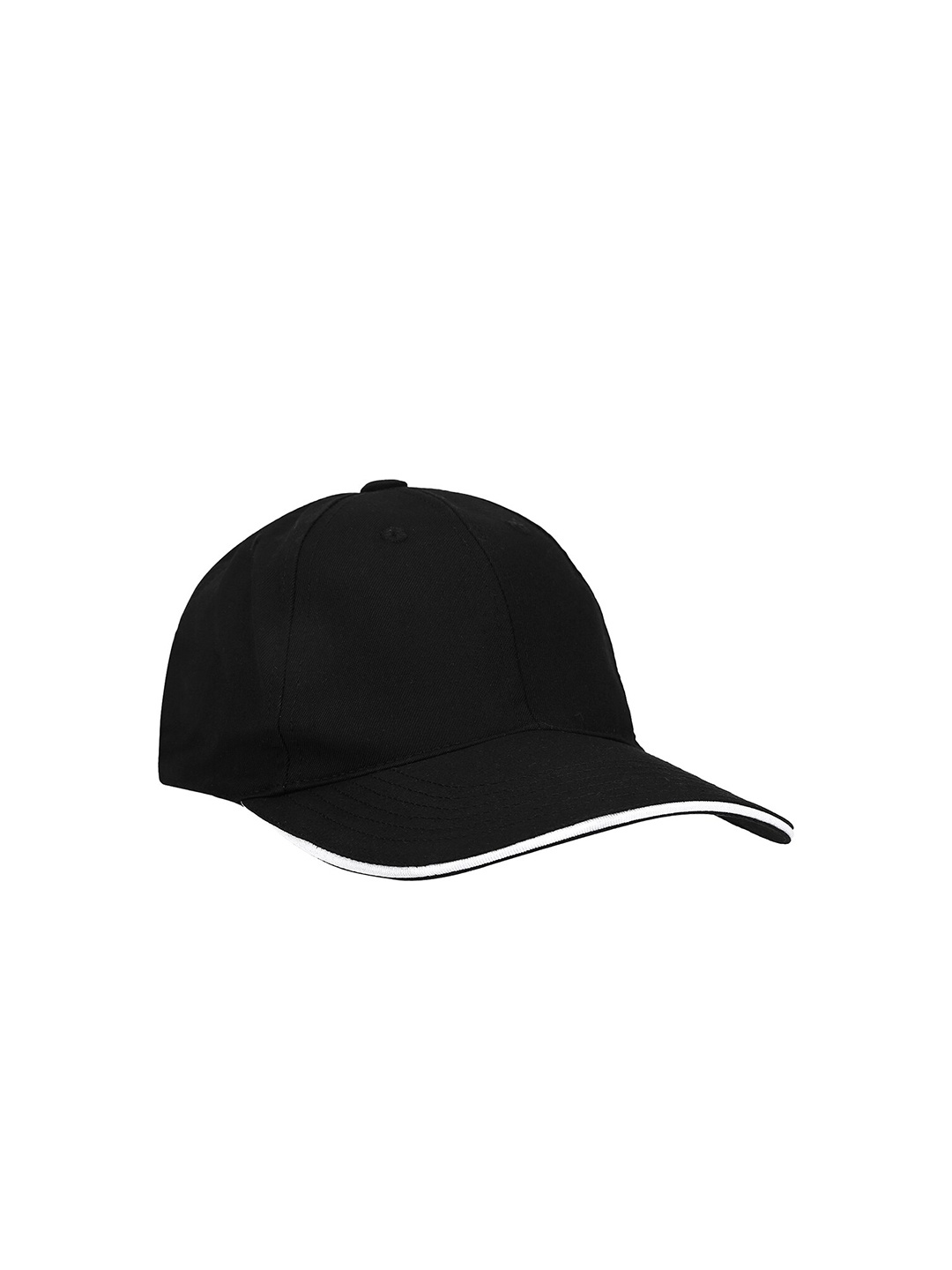 

NIVIA Men Cotton Baseball Cap, Black
