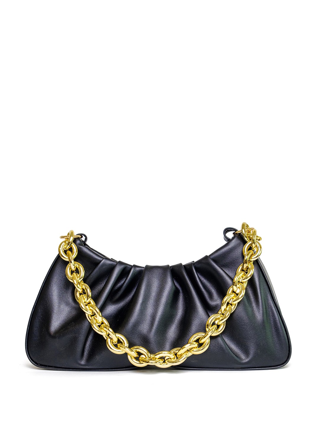 

CHOKORE Structured Shoulder Bag, Black