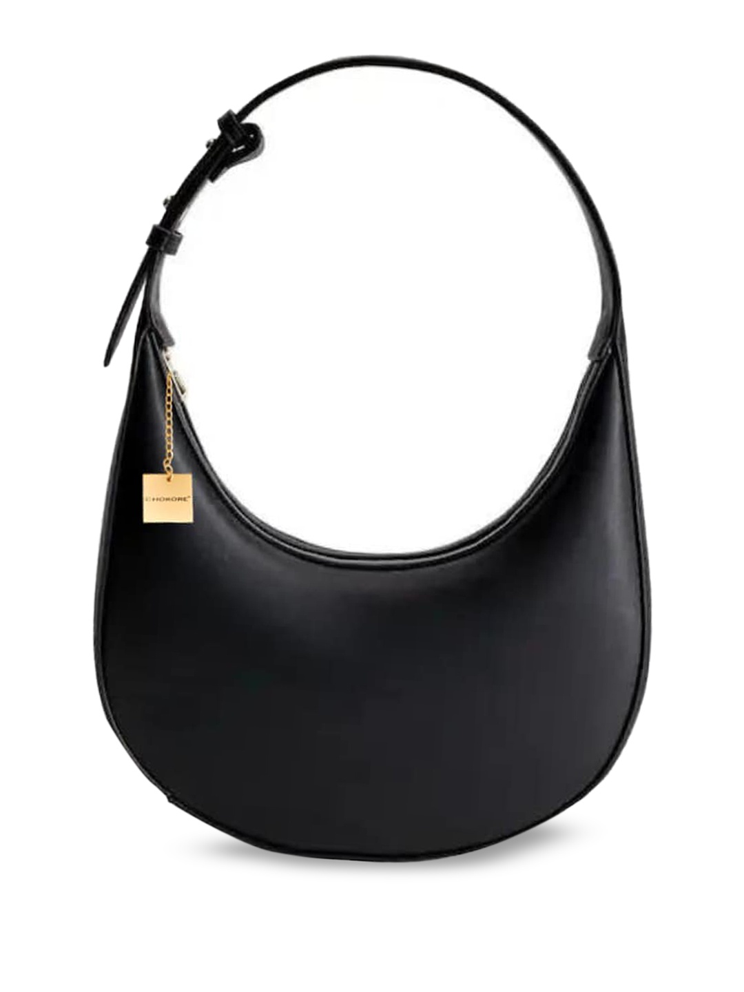 CHOKORE Shopper Hobo Bag with Tasselled, Black
