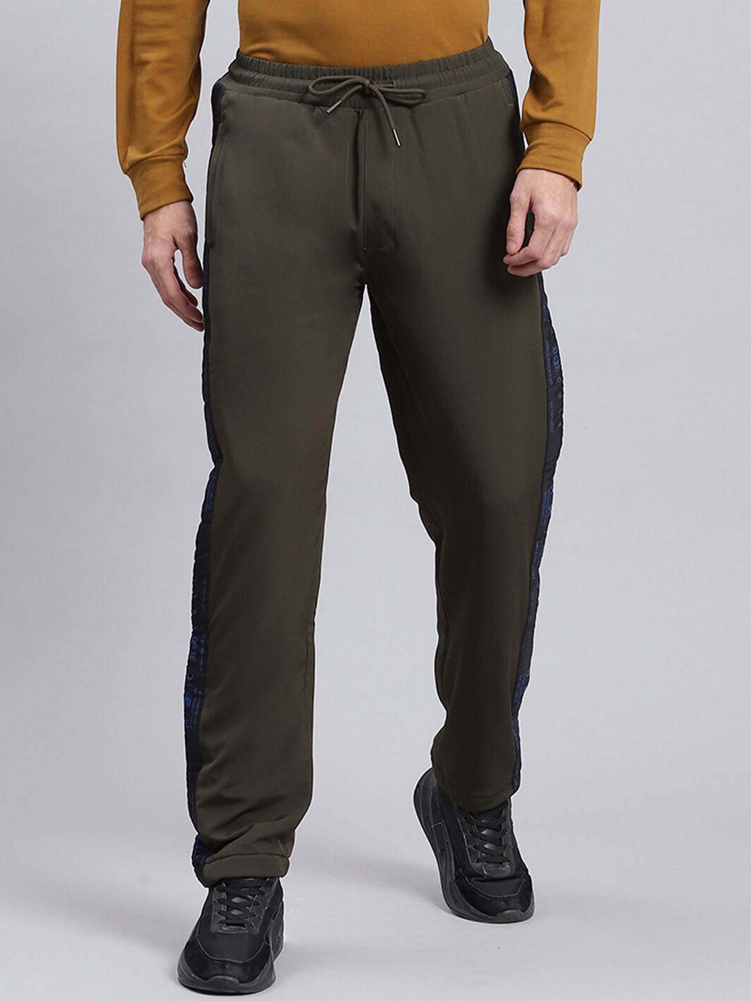 

Monte Carlo Men Mid-Rise Track Pants, Olive