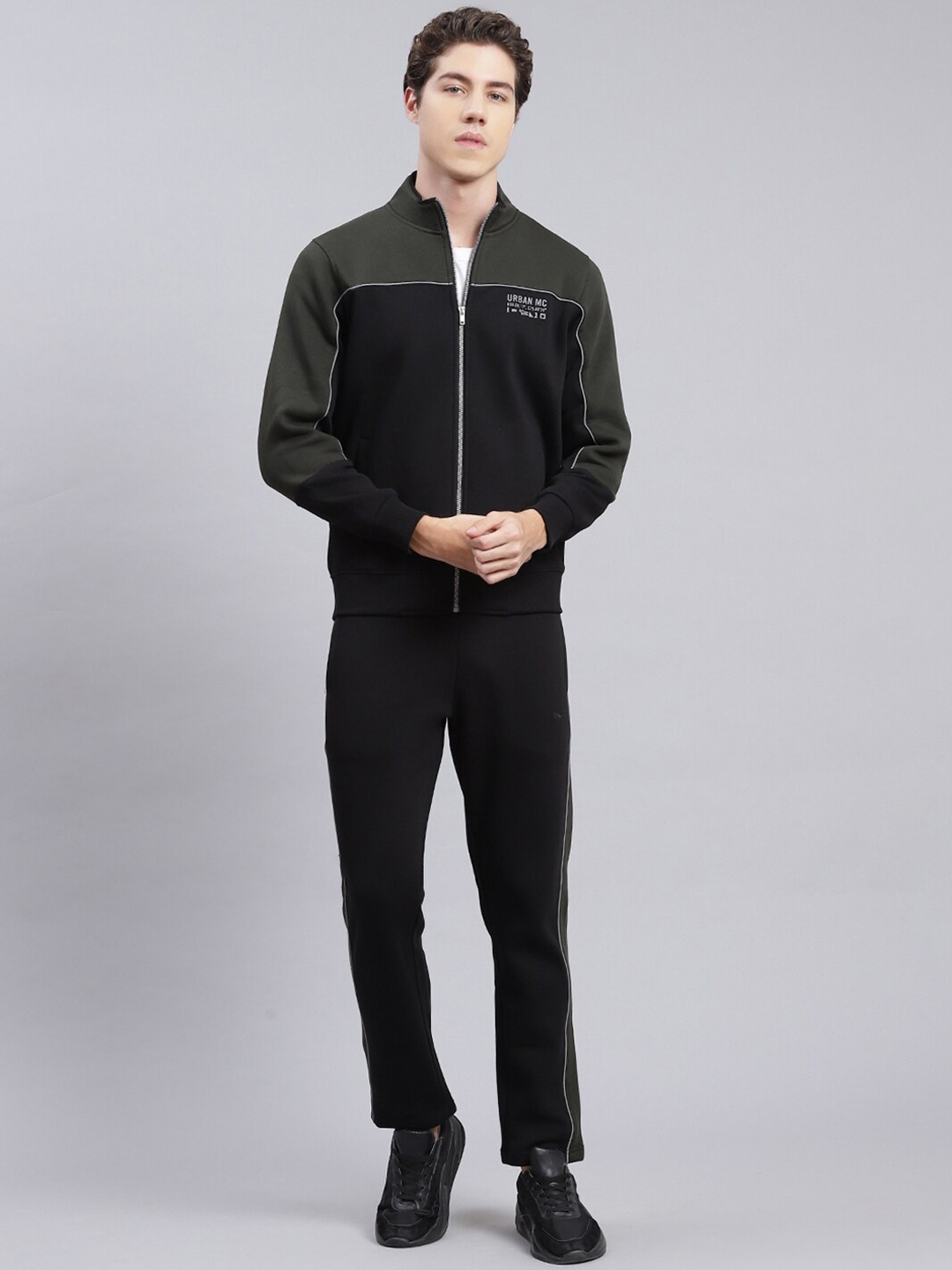 

Monte Carlo Colourblocked Tracksuits, Black