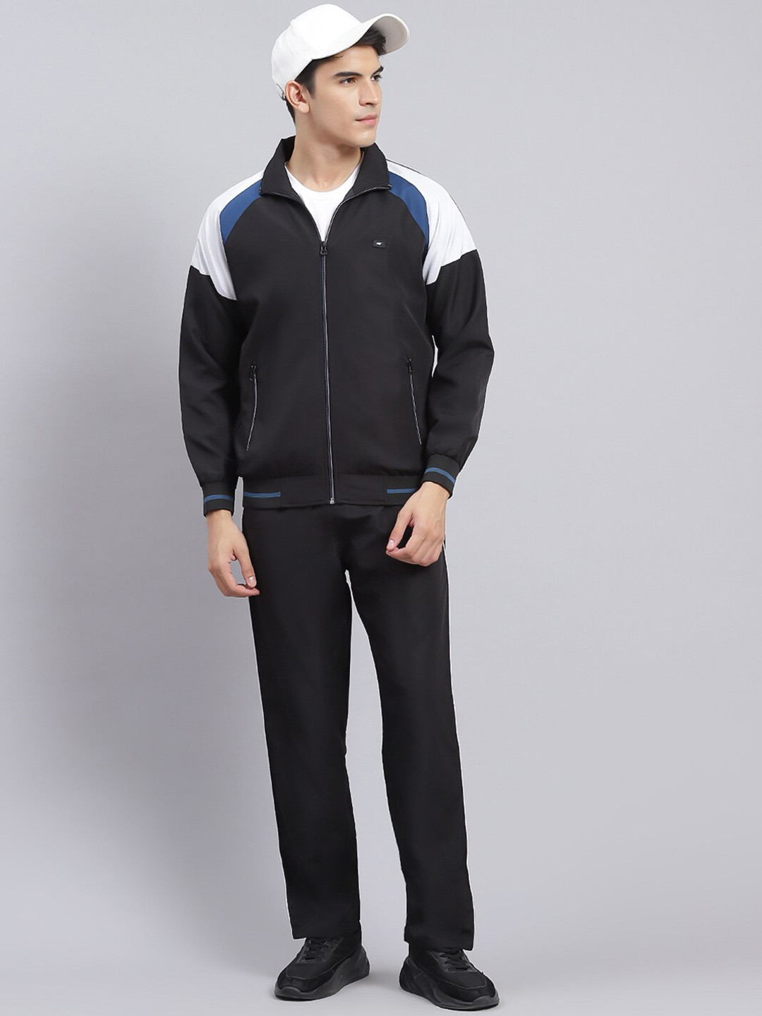 

Monte Carlo Colourblocked Tracksuits, Black