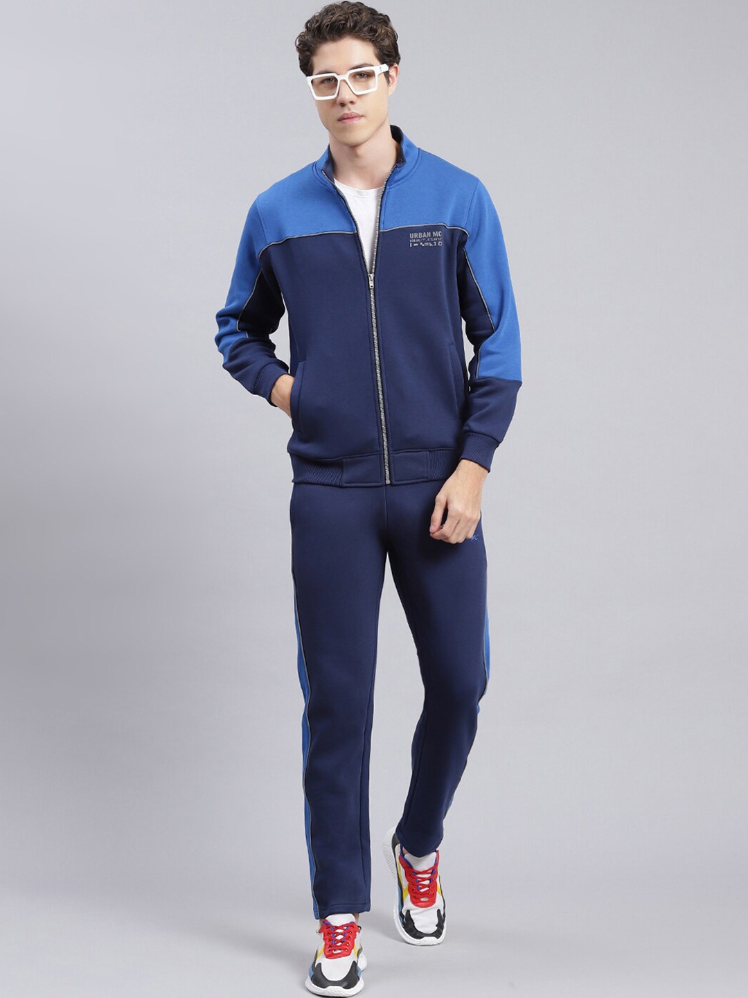 

Monte Carlo Colourblocked Tracksuits, Navy blue