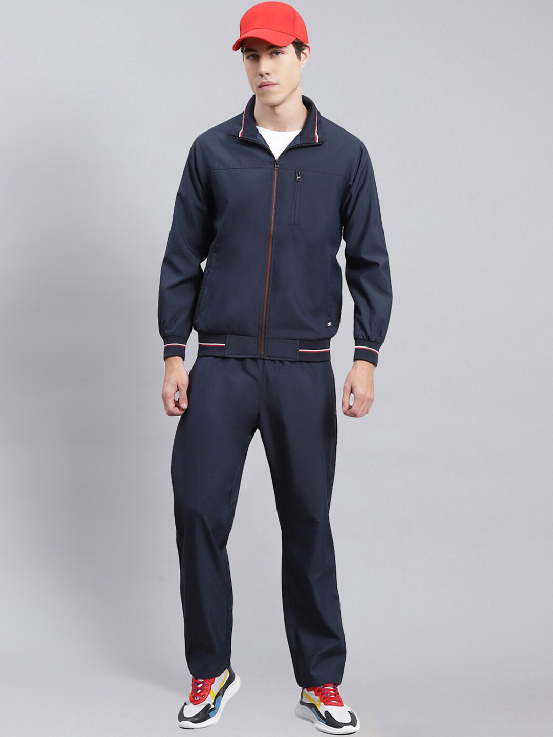 

Monte Carlo Cotton Mid Rise Tracksuits, Navy blue