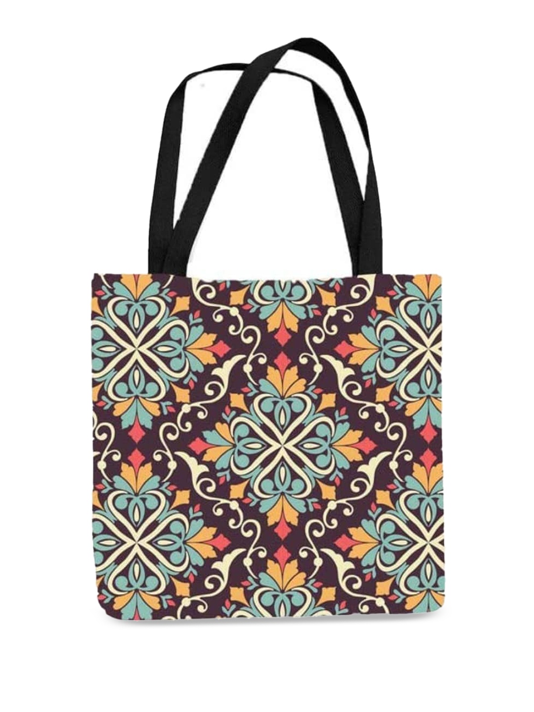 

THEYAYACAFE Floral Printed Shopper Tote Bag, Multi