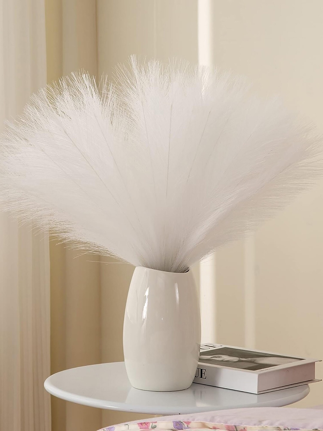 

Homesake White 6-Pieces Faux Pampas Grass Plant