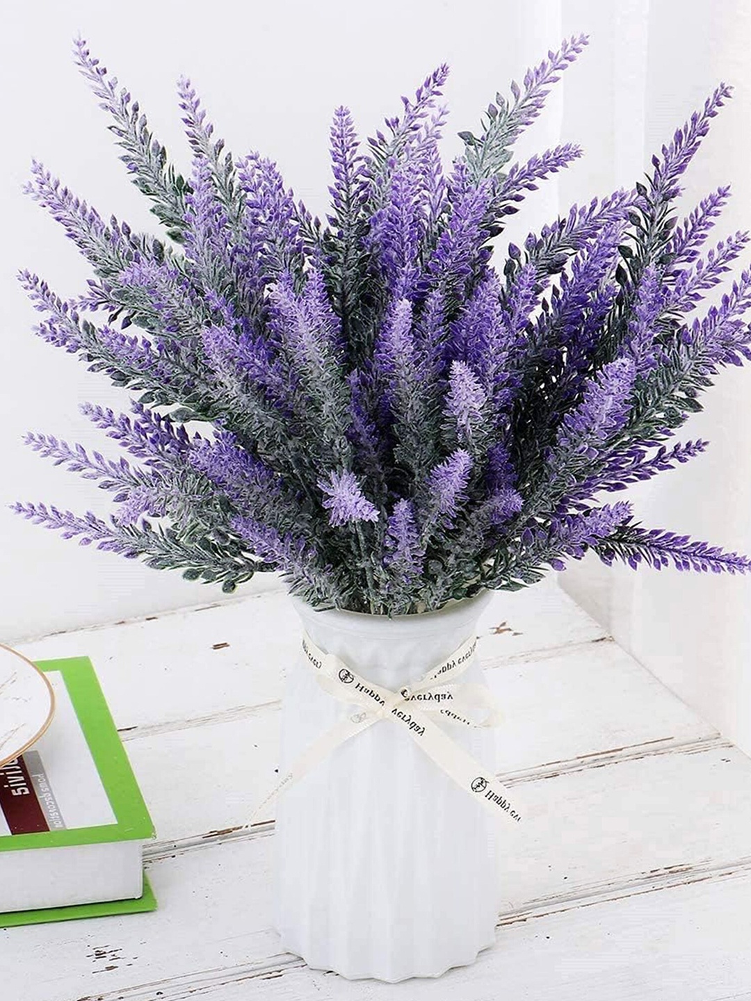 

Homesake Purple 6-Pieces UV-Resistant Faux Lavender Flower