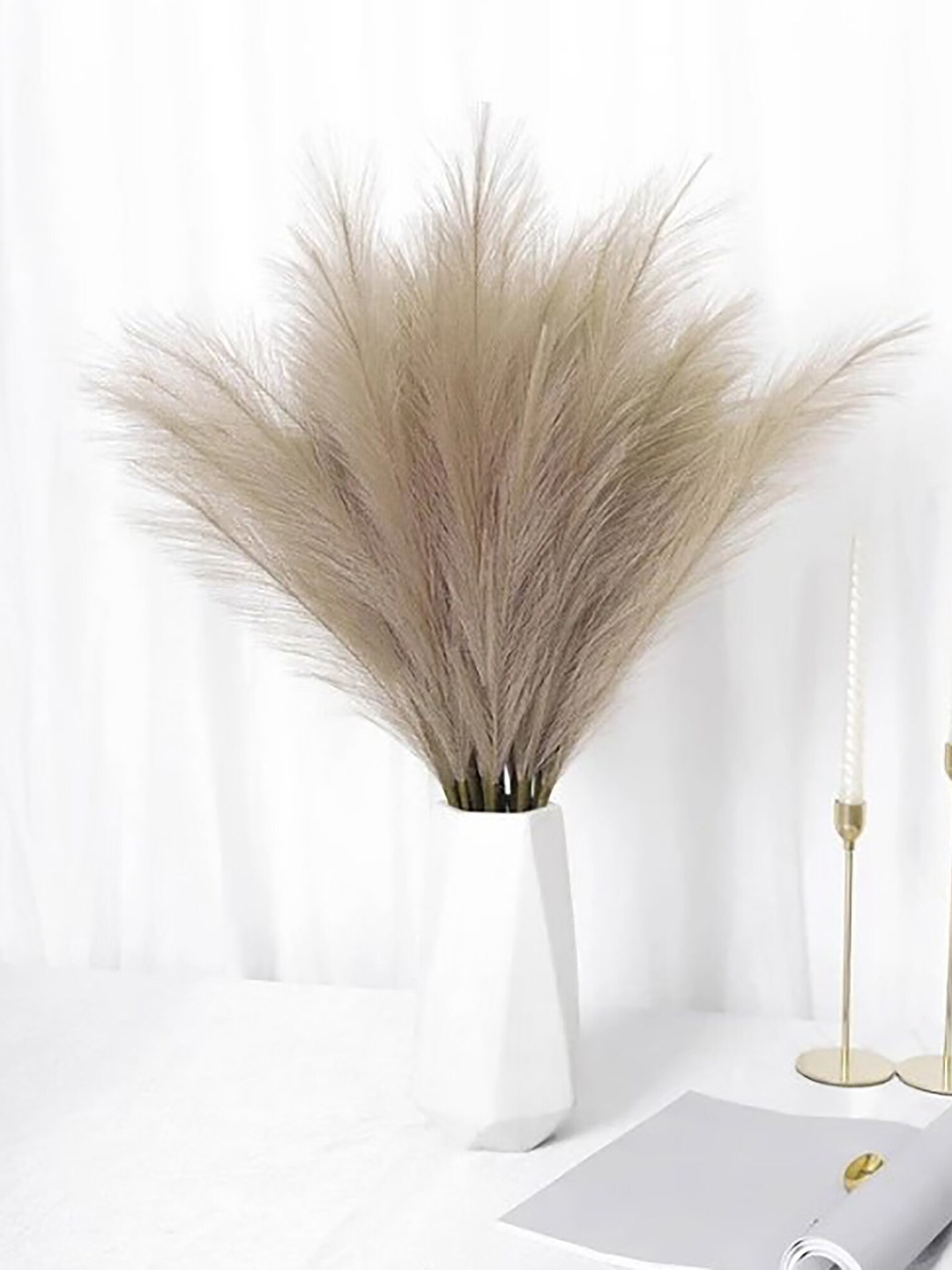 

Homesake 3-Pcs Brown Faux Pampas Grass Plant