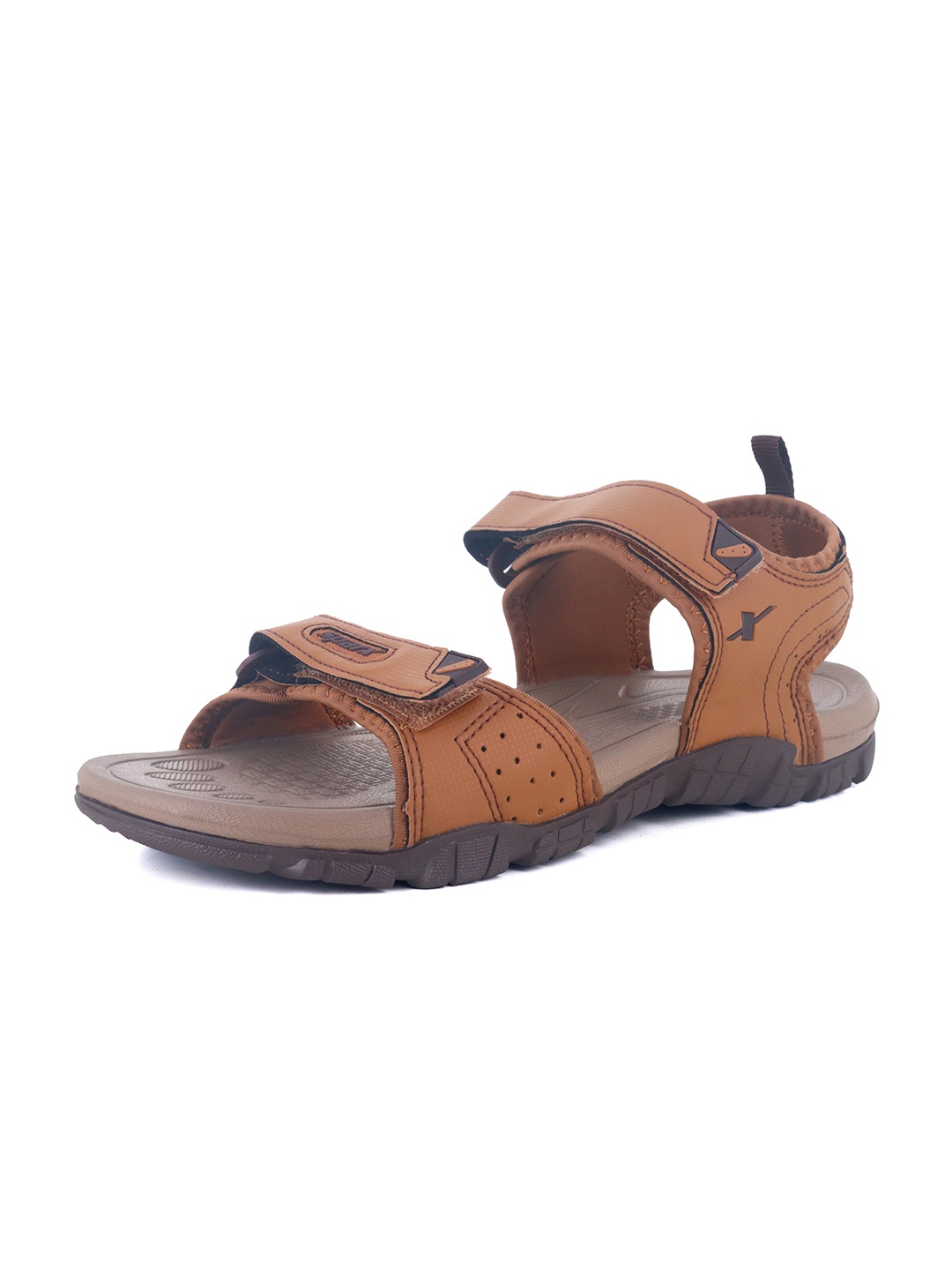 

Sparx Men Perforated Floater Sports Sandals, Tan