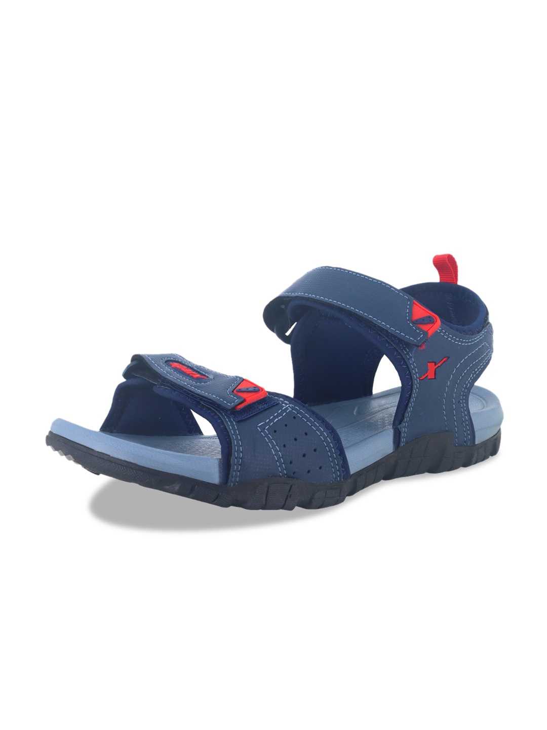 

Sparx Men Perforated Floater Sports Sandals, Navy blue