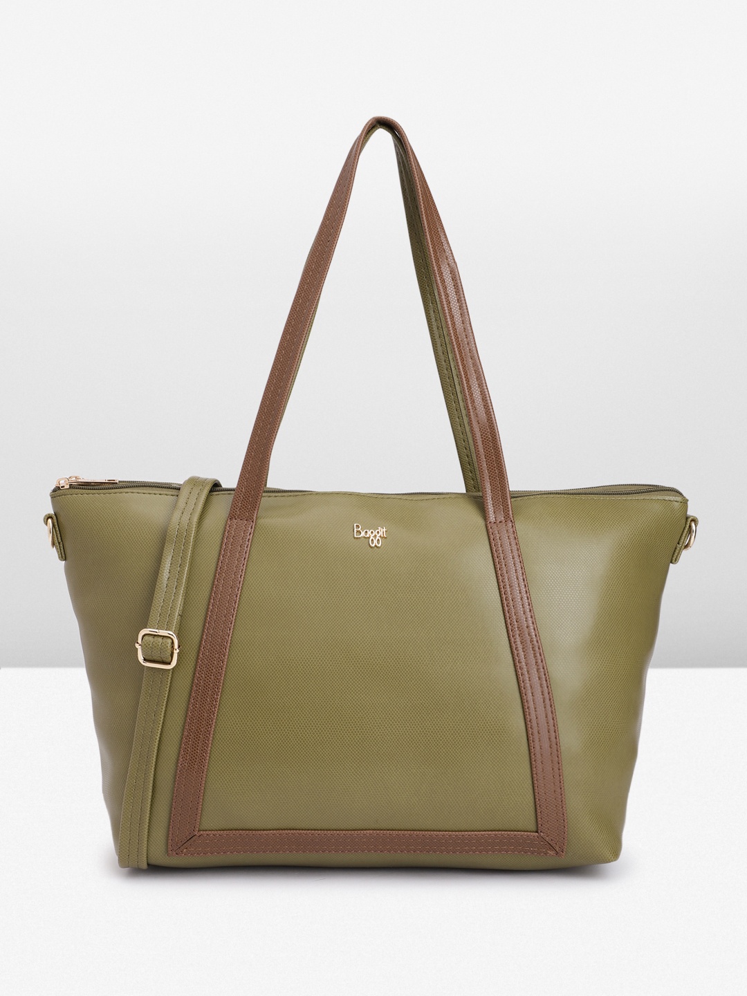 

Baggit Women Textured Shoulder Bag, Green