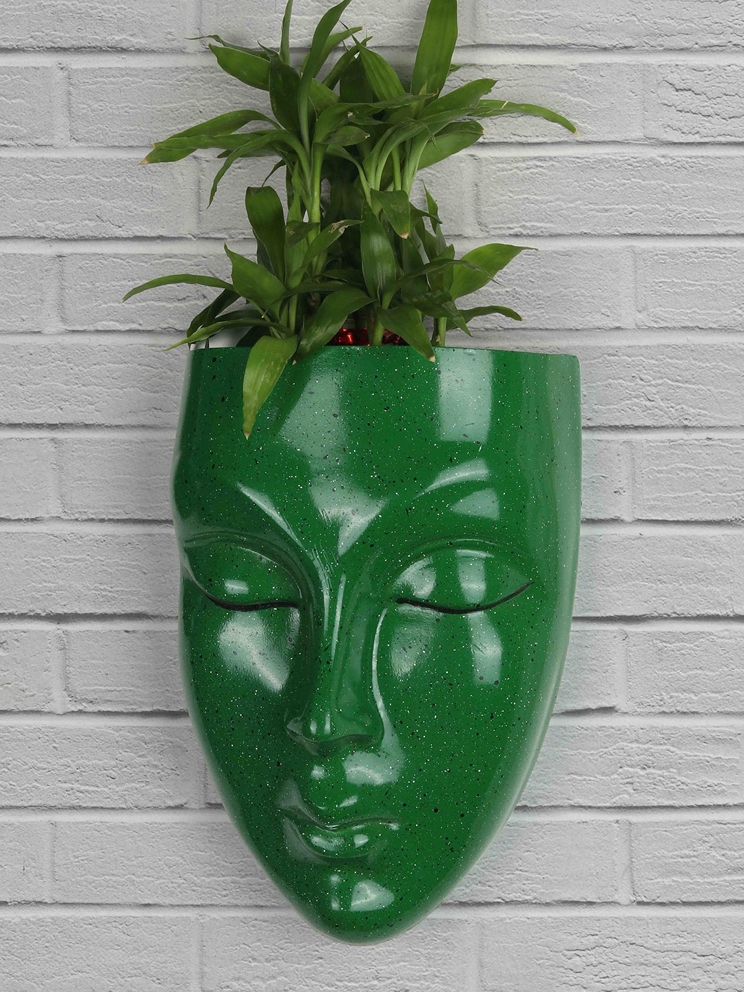 

Stylespace by Isha Green 2 Pieces Textured Face Planters