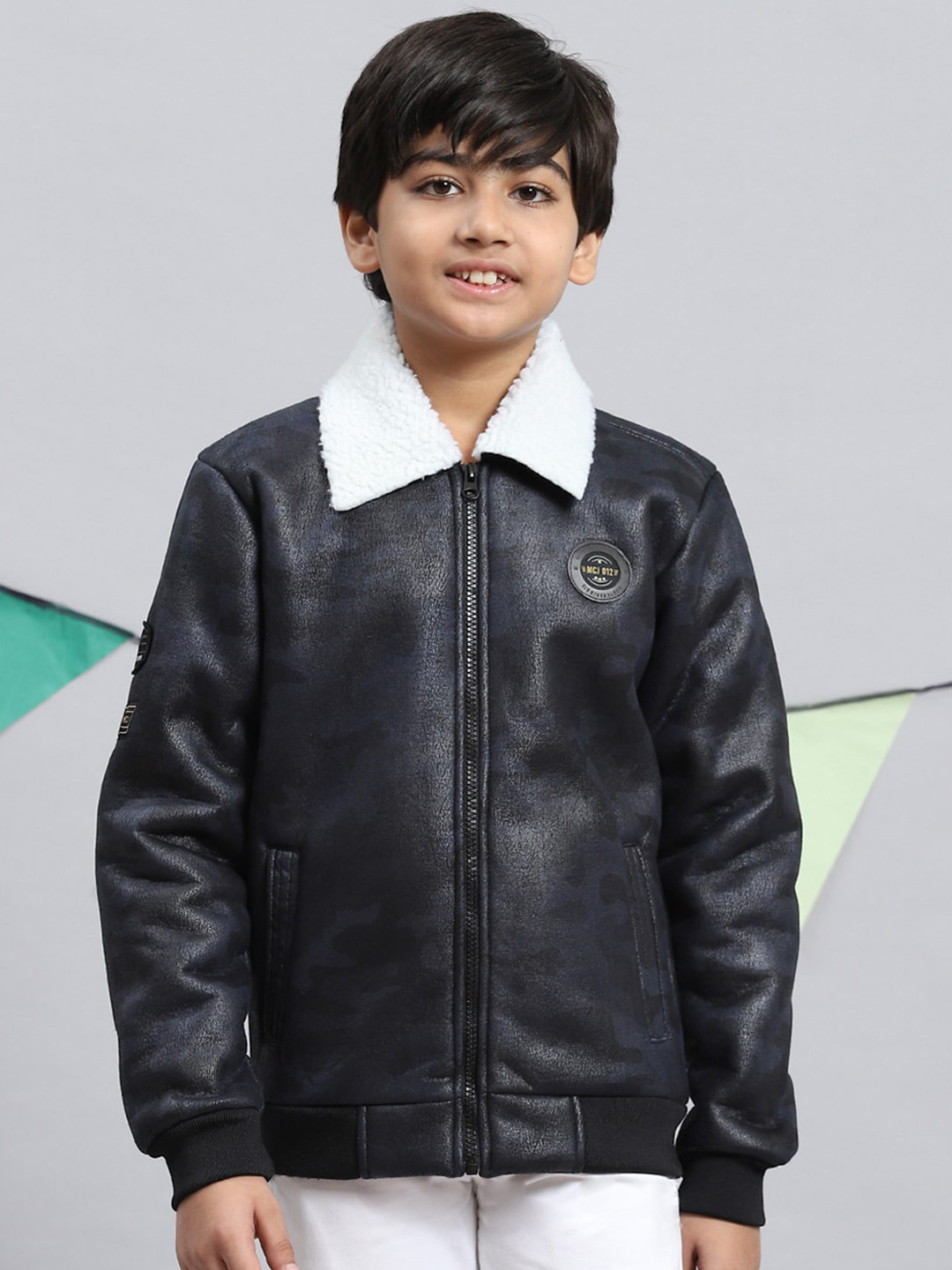 

Monte Carlo Boys Lightweight Bomber Jacket, Navy blue