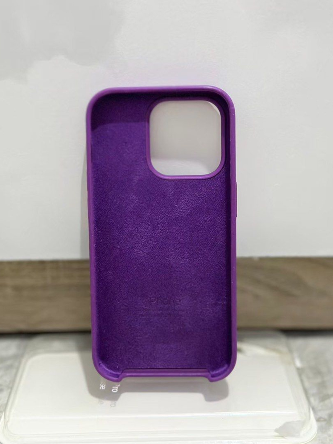 

TREEMODA iPhone 12 Pro Max Silicone Back Case, Purple