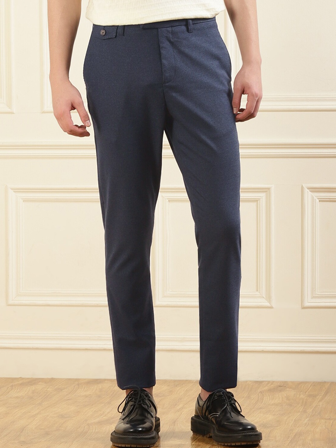 

Ted Baker Men Mid-Rise Slim-Fit Chinos Trousers, Blue