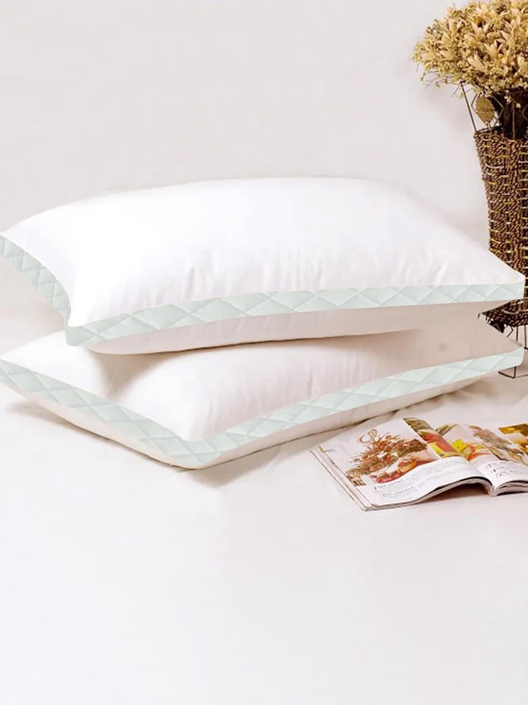 

Adbeni White 2 Pieces Breathable Sleeping Pillows