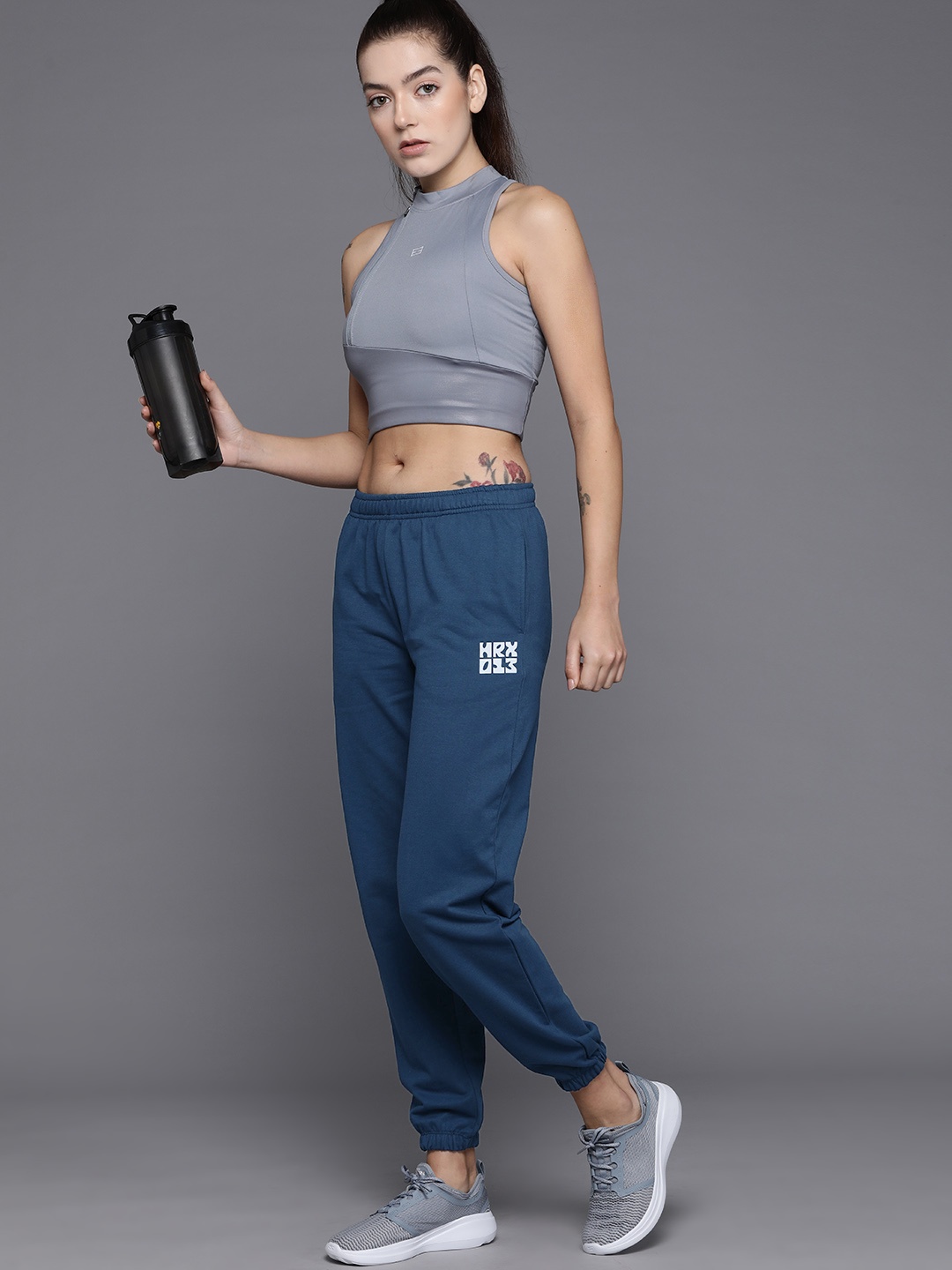

HRX by Hrithik Roshan Women Lifestyle Joggers, Blue