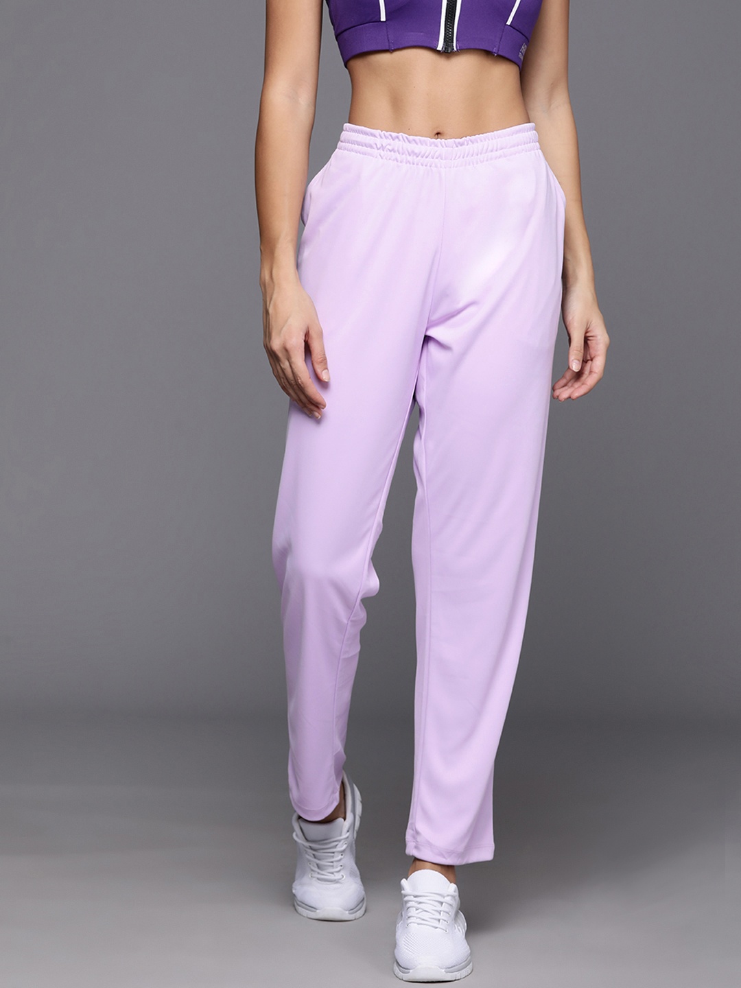 

HRX by Hrithik Roshan Women Rapid-Dry Running Track Pants, Lavender