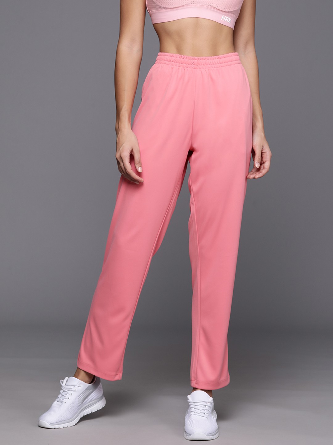

HRX by Hrithik Roshan Women Rapid-Dry Running Track Pants, Pink