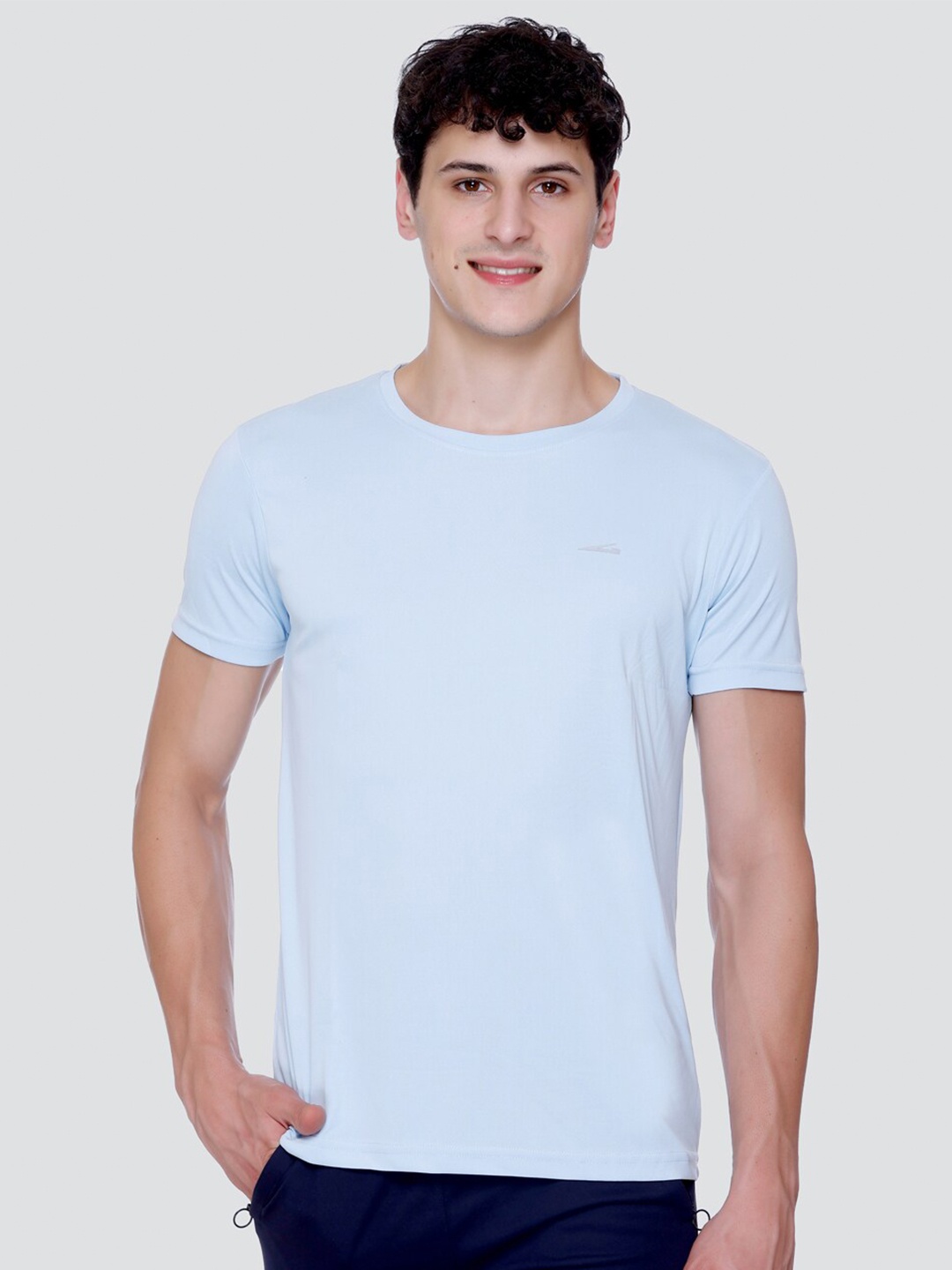 

GDX Sports Round Neck Dri-FIT T-shirt, Turquoise blue