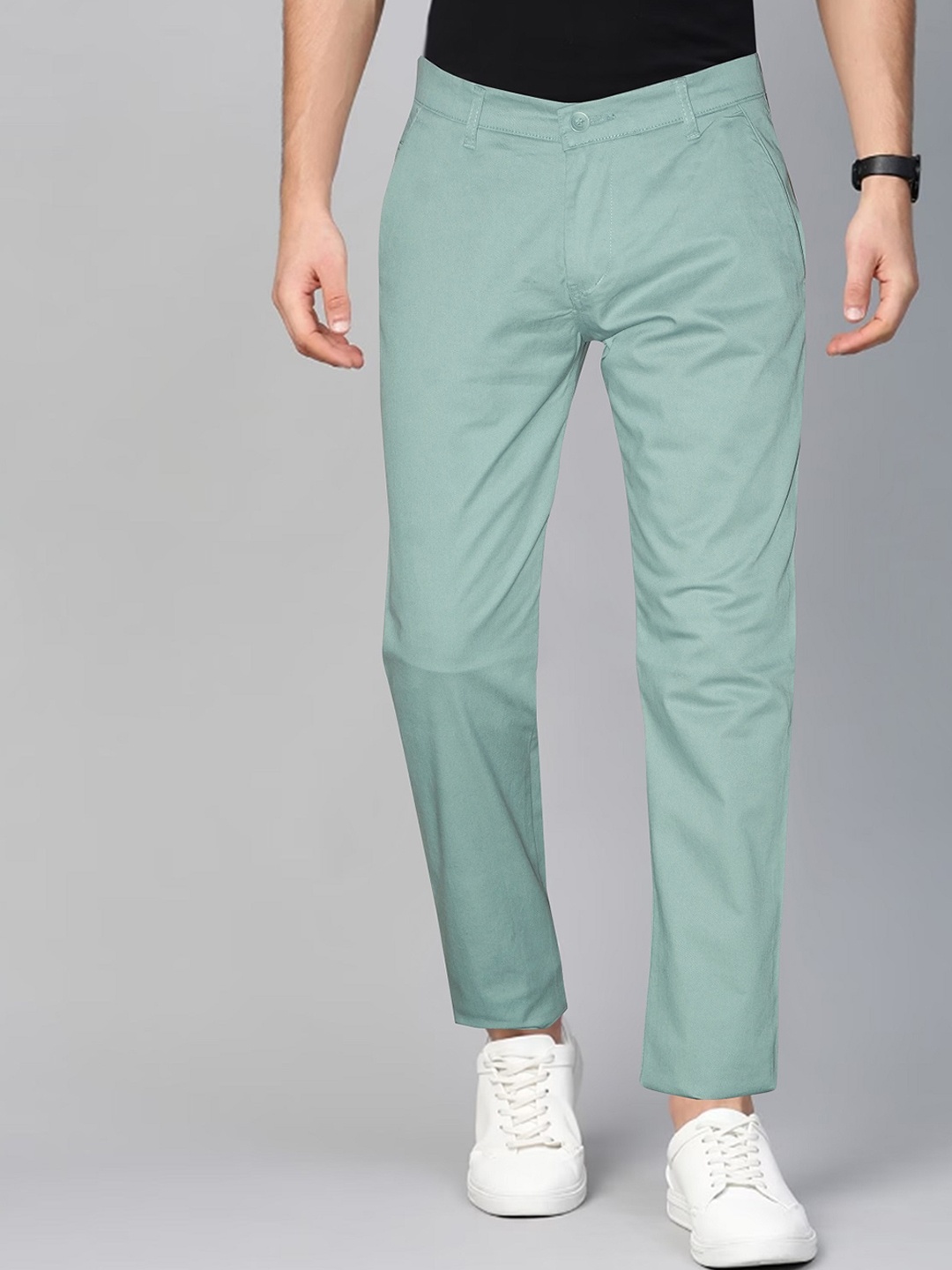 

Jb Just BLACK Men Classic Slim Fit Cotton Regular Trousers, Blue