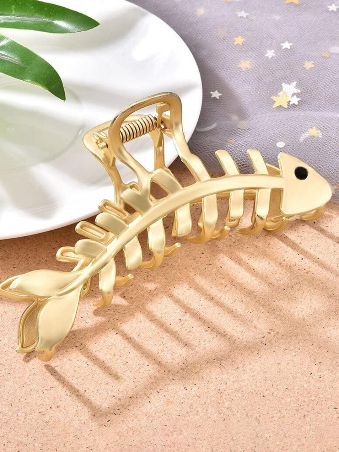 

FIMBUL Set of 3 Thin & Thick Claw Clips, Gold