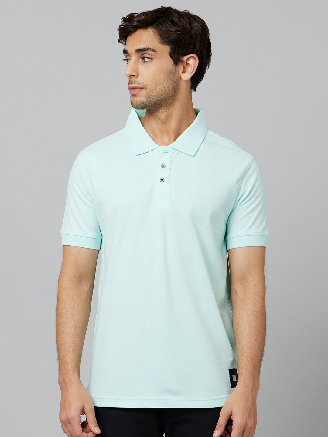 

Smugglerz Polo Collar Antimicrobial Regular Fit T-shirt, Blue