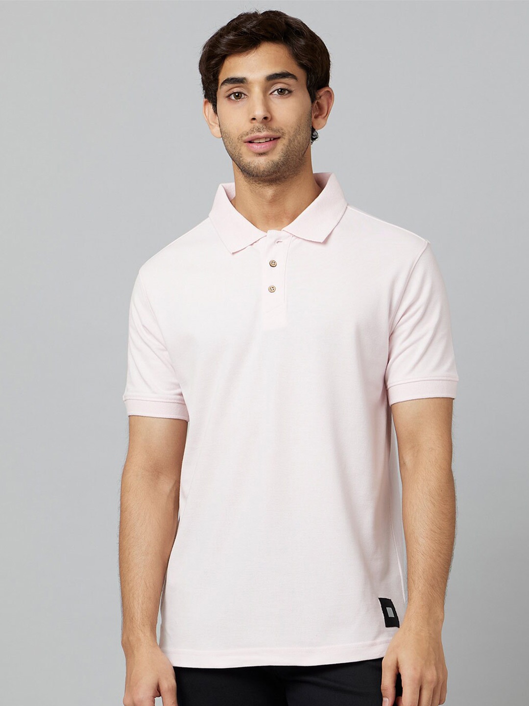 

Smugglerz Polo Collar Antimicrobial Regular Fit T-shirt, Pink