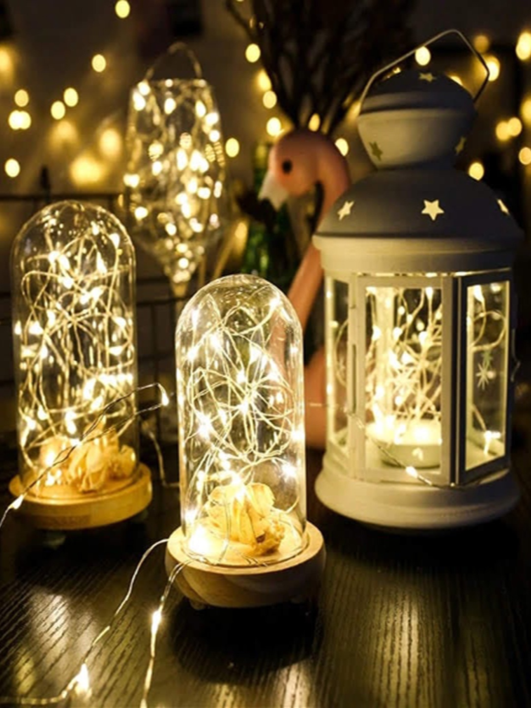 

Glimmer Lightings Gold Toned 3 Pieces Heat Resistant String Lights