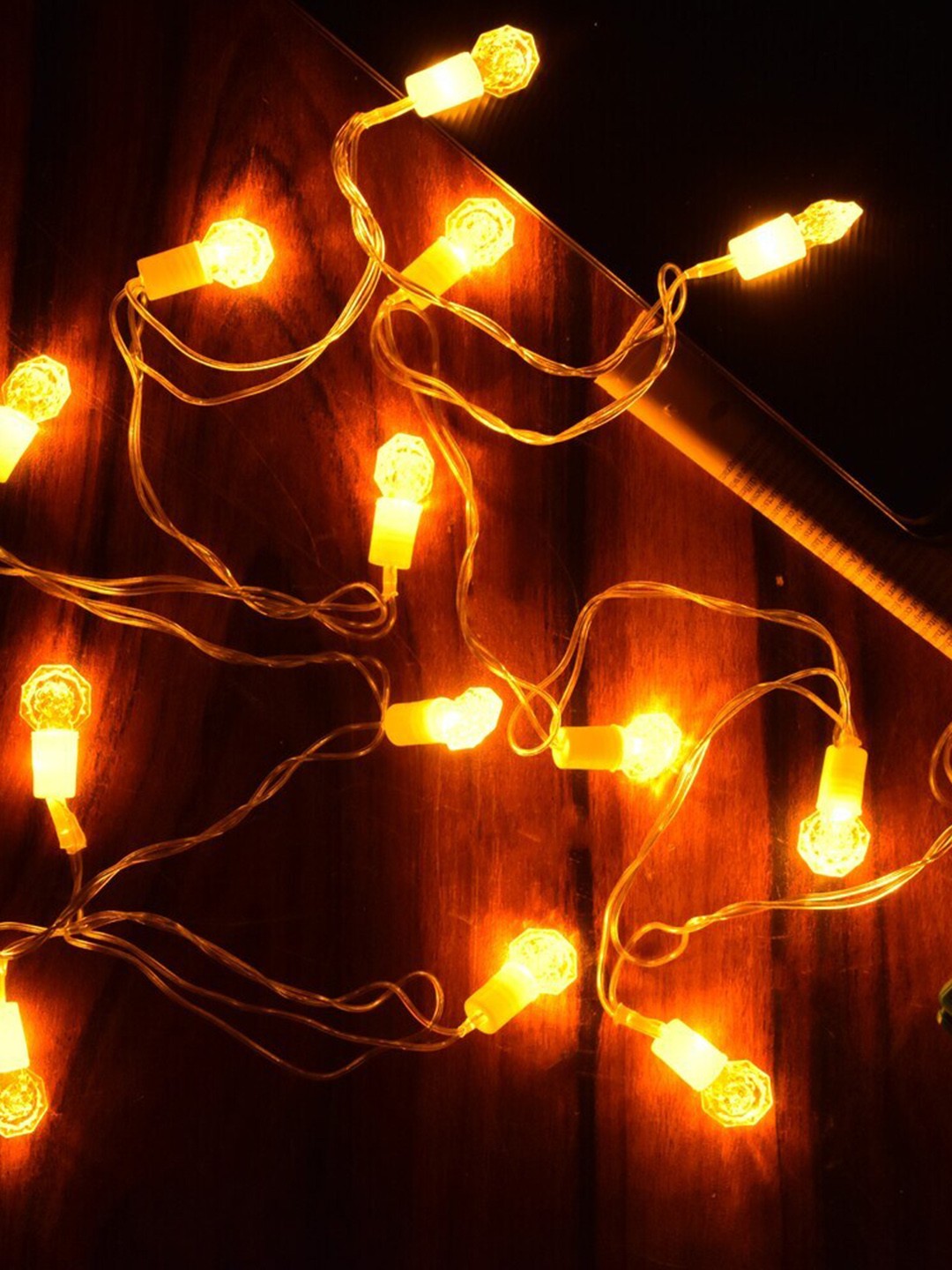 

Glimmer Lightings Yellow Small Sun String Lights